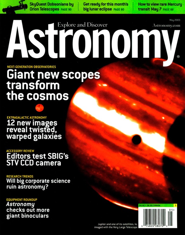 Astronomy May 2003
