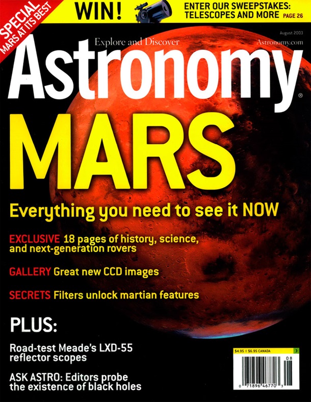 Astronomy August 2003