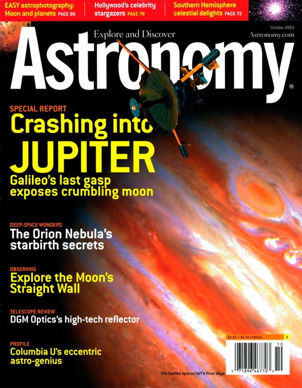 Astronomy October 2003