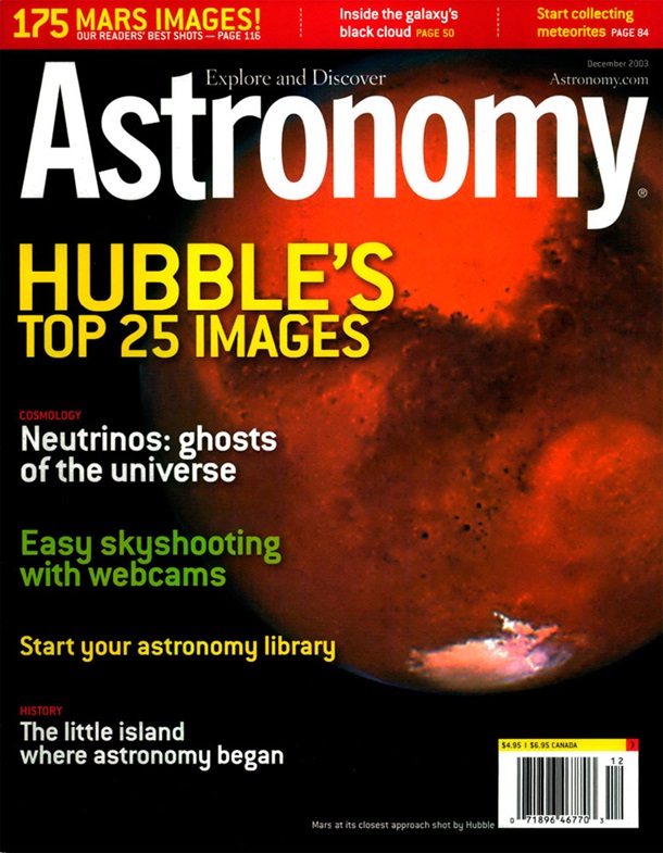 Astronomy December 2003