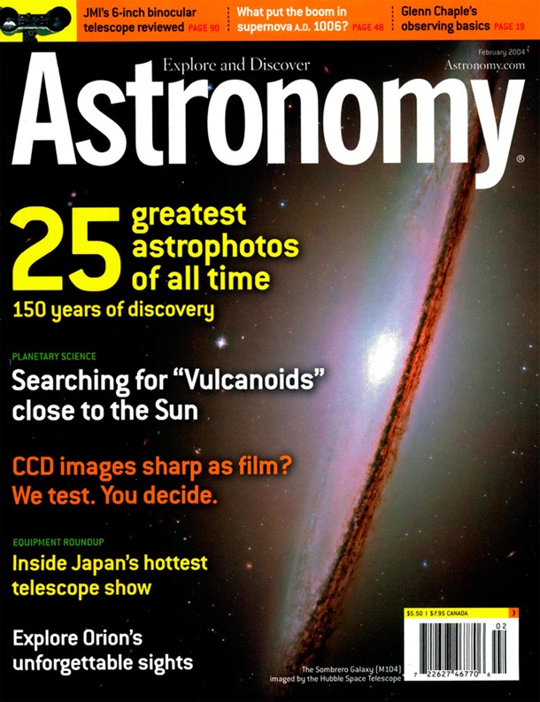 Astronomy February 2004