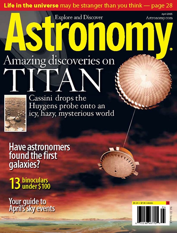 Astronomy April 2005